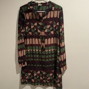 M by MISSONI Printed Longsleeve Tunic